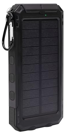 Banque d'alimentation du panneau solaire : pack de batteries mobiles solaires portables, stockage d'énergie de téléphone portable extérieur imperméable | Station de charge USB d'urgence Sende