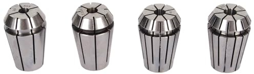 4 Pcs 4 Jaws Chuck CNC Engraving Machine High Carbon Steel Milling Springs Tension Sleeve Chuck