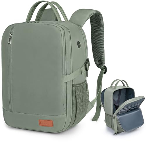 For Ryanair Cabin Bags 40x30x20 Underseat Travel Backpack Hand Luggage Bag | Anti Theft Carry-ons Flight Travel Bag for Travel Essentials Hold 16” Laptop with Water Bottle Holder for Women Men