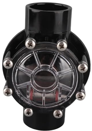 WIHFHGZ Valvola di Non Ritorno 180 Gradi in PVC, Saracinesca per Tubo Piscina 38 Mm, Ricambio PP076 - Protezione Pompa, Ispezione Facile, per Impianti Piscina E Spa