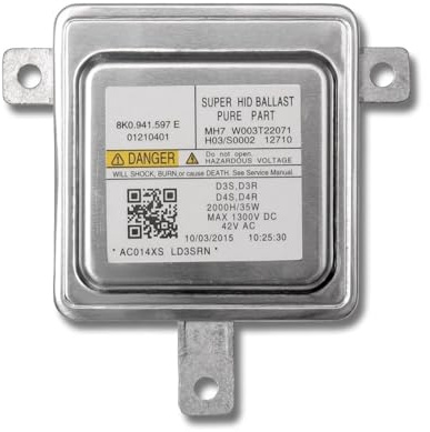 Ballast de Phare Compatible avec Les Ampoules de phares xénon HID Audi A1 A5 S5 A7 S7 RS7, unité de Commande d'allumage 8K0941597 8K0941597C