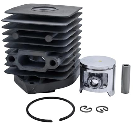 CVAADV 33,5 mm kompatibel mit Homelite S25 ST155 ST175 ST185 ST285 ST385 ST485 2T 25 cm³ Kit mit Kolbenring-Bolzen-Clip-Baugruppe