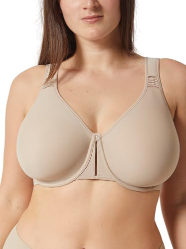 Selene, Reggiseno Contenitivo Donna con Spalline Larghe Comfort e Ferretto, Senza Imbottitura, Collezione Lorea