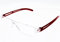 I Need You Lesebrille Joy - Dioptrien: +4,00 Kristall-Rot