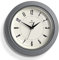 JONES CLOCKS® Ketchup wanduhr | Runde Retro Diner Uhr | 25cm | Grau | Ideal für küche, Wohnzimmer, büro oder Schlafzimmer | Leicht ablesbare Zahlen