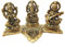 Trendy Crafts laxmi Ganesh Saraswati Idol - dekorative Platte mit Diya antike gläserne Set für Worship, Geschenk- und wohnkultur