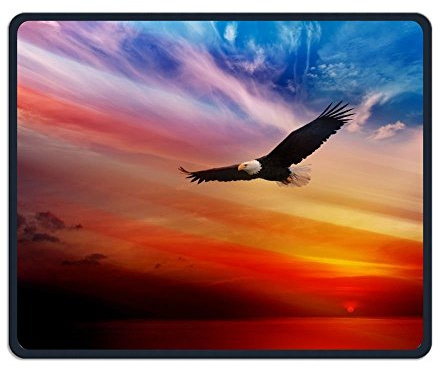 YENDOSTEEN (Maus - Pads) - Mousepad Sky Sonnenuntergang Condor Hawk rechteckige Anti - rutsch - Mousepad cool - Spiel MeMeat laptops, Computer, Tablet - PC, Tastatur