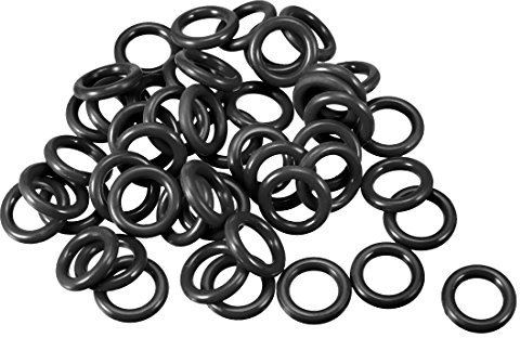 sourcing map Packung mit 50 Gummi O Ringe 11mm AD 8mm ID 1,5mm Breite Metrische Dichtung Dichtungsring Dichtungen