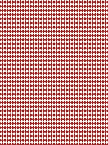 Decopatch FDA738O Papier Number 738 Packung (Rot, Raster, 395 x 298 mm), ideal für Ihre Papmachés, 20 Blätter