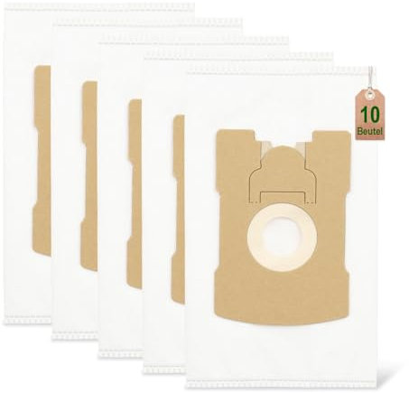 10 Premium Filtertüte Staubsaugerbeutel passend für Vorwerk Kobold Tiger VT 265 VT 270 und VT 300 FP