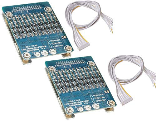 2pcs 13S 48V 20A Li-ion Lithium Cell 18650 Battery Protection BMS PCB Board