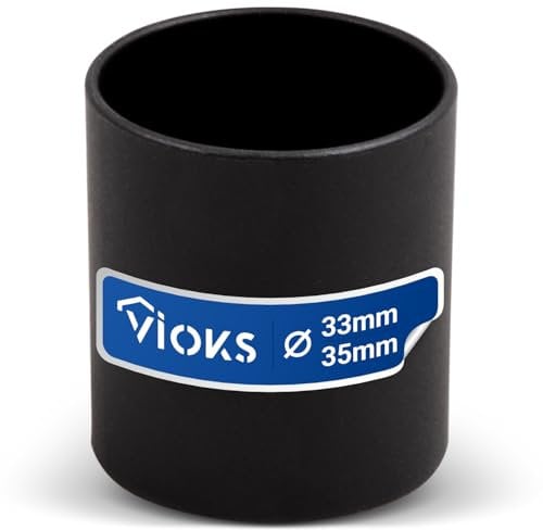 Saugrohr-Adapter Rohradapter Schlauchverbinder Staubsaugeradapter Schlauch Adapter Verbindungsstück Reduzierung 33 auf 35mmØ für Staubsauger Zubehör