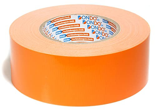 Panzertape Dontex-Pro Universal Gewebeband Gewebeklebeband Gewebeverstärktes Ductape orange 50mm x 50m