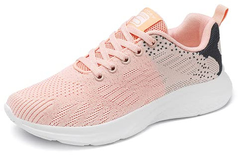 Donna Uomo Scarpe da Ginnastica Unisex Corsa Sportive Running Sneakers Casual all'Aperto, Rosa, 39EU(6015-Pink39)