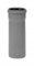 HT Rohr DN 110 x 315 mm grau – PP Abwasserrohr mit Muffe – stoßfest & temperaturbeständig