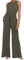 LOEBKE The Air Essentials Jumpsuit, ärmelloser Damen Jumpsuit mit weitem Halsausschnitt und weitem Bein, lässig und locker mit Taschen (Palm,XXL)