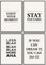 Posterset 4 Poster DIN A4 schwarz weiß Motivation - Affirmationen Schlafzimmer Küche Wandbild Wanddeko mit Spruch Poster Set Affirmationsbilder Inspiration 2