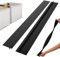 Kochtops, Herd Gap Cover 2pcs Silikonofenabdeckung Abdeckung 21 Zoll Lange wärmeresistente wiederverwendbare Küchenspaltfüllerdichtungen zwischen Theke, Herd, Ofen