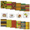 Tintnut Kwanzaa Infusible Ink Transfer Sheets – 12 Blatt 30,5 x 25,4 cm, Kente-Muster bedrucktes Sublimationspapier, kompatibel mit Cricut für DIY Tassen, Becher, Schlüsselanhänger, T-Shirts