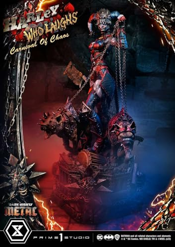 Prime 1 Studio Dark Nights: Metal Statuette Museum Masterline Series 1/3 Harley Quinn Who Laughs Concept Design by Caelos D`anda Regula