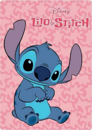 arlis Plaid Polaire Lilo Stitch Disney 100 X 140 Cm (Plaid Stitch en Rose)