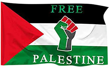 Palestina Flagge Länderflagge aus wetterfestem Material Premium Fahnen Flagge Home Decor Fahne mit Metallösen, Outdoor Fahne & Flagge 150x90cm (Free, 150×90cm)
