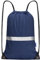 AYKRM Rucksack mit Kordelzug Marineblau Turnbeutel Sportbeutel Gym Bag Mit Aussentasche Verstellbar Tunnelzug Gymsack
