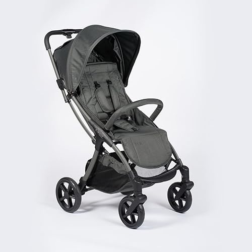 Kinderwagen Mast M.2x + Regenschutz Volcanic Ash