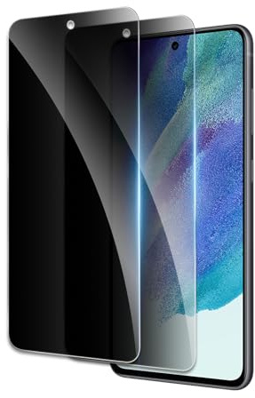[2 Pièces] Verre Trempé Anti-Espion pour Samsung Galaxy S21 FE 5G, Protecteur D'écran de Confidentialité, 9H Dureté Film Protecteur Vitre, Anti-rayures, Anti-empreintes, Sans Bulles