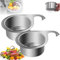 Multi-Functional Drain Basket, Siebkorb aus Edelstahl in Schwanenform für die Spüle, Spülbecken Sieb, Abnehmbare Sieb Küche Abflussregal,Waschbecken Filterablage (2pcs)