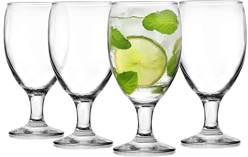 Glasmark KROSNO 1992 Biergläser Biertulpen Set 4 Stück 500 ml Pils Bierglas Stout Gläser Für Bier Coctail Cocktailgläser Spülmaschinengeeignet, Durchsichtig