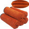 UPYOLUSCC, 5 Stück Bath Trockentuch, Wipes Tücher original, Fast Dry 30 * 30cm, Duschkabinen Tuch zum Wasser Abziehen in Dusche und Bad, Haushalt Trockentuch Saugstarkes(orange)
