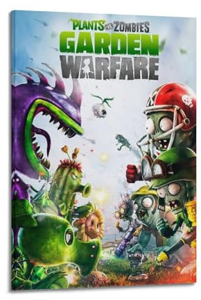 KFNICCE Plants Vs. Zombies Game Poster Poster Decorative Painting Canvas Wall Posters And Art Picture Print Modern Family Bedroom Decor Posters 08x12inch(20x30cm)