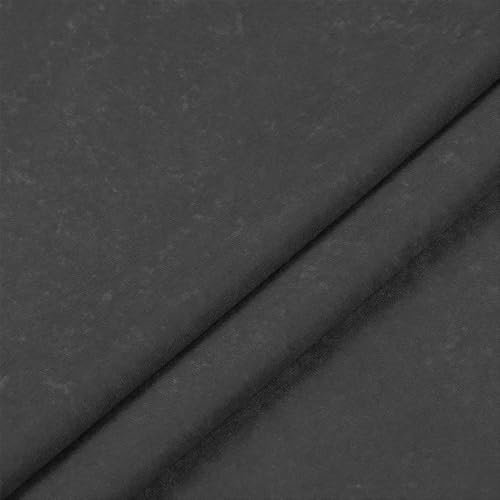 Fabreco ALVELLA Microfaser Meterware 3 M x 148 cm breit, Verlours, Möbelstoff, Polsterstoff, Dekostoff, Uni - Grau
