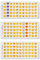 24 Blätter Emoji Sticker,1cm Orbicular Multi Emotion Sticker,Aufkleber Smiley Lustig,Verschiedene Arten Smiley Aufkleber Klein,Cartoon Smiley Sticker,für Meme Tagebuch Notebook DIY Dekoration