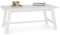 Couchtisch LUZERNA 45 x 60cm aus Massivholz, weiß - Wohnzimmertisch rechteckig, ideal als Sofatisch und Beistelltisch für Wohnzimmer modern