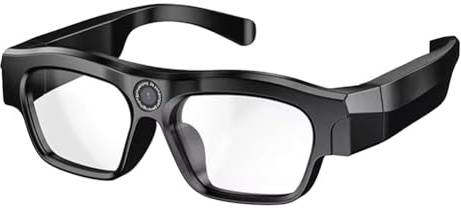 Qerwsdty Intelligente 4K-Bluetooth-Brille, Integriertes Fotografieren und Aufzeichnen Von Videos mit WLAN-Hotspot, mit 64G-Karte