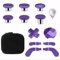 Ersatz-Thumbsticks für Xbox Elite Series 2 Controller-Zubehör-Set: 6 Joysticks, 4 Paddles, 2 D-Pads, 1 Einstellwerkzeug (Lila)