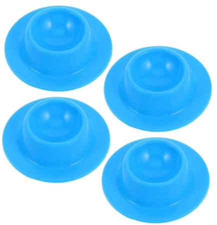 Operitacx 4pcs Silicone Egg Cups Stand Egg Holder Base for Hard Soft Boiled Dishwasher Safe
