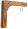 DECOMELODY Colgador de Madera Plantas Soporte de Pared Rústico Macetas Colgar Plantas Interior y Exterior Decoración Jardín