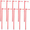 JOINPAYA Tiges de Moulin à Vent en Plastique Réutilisables pour Jardin Kit de Bricolage 10 Pièces Accessoires de Fabrication de à Vent Tiges Vides pour Décoration Matériau Robuste