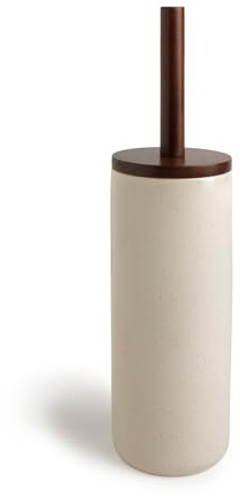 MÖVE Aura Toilettenbürste Ø 11 x 39 cm aus Keramik, Creme