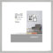 nielsen Bilderrahmen, 22 x 22 cm, Aluminium, Silber matt, Fotorahmen zum Aufhängen im Hoch- & Querformat, Echtglas, Pixel