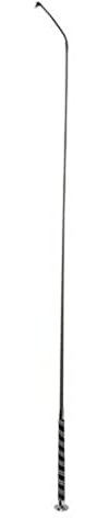 Kerbl Dressurgerte mit Glitzer Schlag Gerte, Schwarz, 110 cm