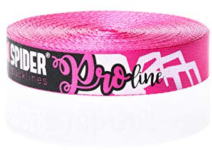 SPIDER SLACKLINE TWSA2 - Trickline Module Pro line Roll - Slackline für Freestyle Sprünge und Tricks - Nur Band Lange 20 m