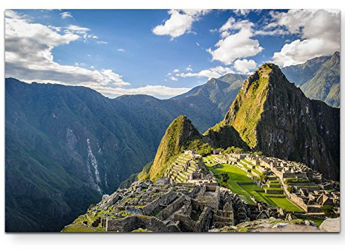 Leinwandbilder | Bilder Leinwand 120x80cm Ruinenstadt Machu Picchu – Peru