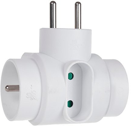 Maclean MCE213 Presa trifase 2x16A con messa a terra 1x6A