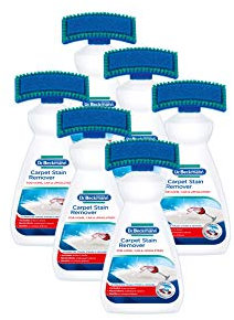 Dr Beckmann Carpet Stain Remover with Brush Perfect for Carpets and Soft Furnishings 650ml (pack of 6)