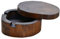 Zigaretten-Aschenbecher aus Holz, handgefertigt, Vintage-Original-Antik-Holz-Zigaretten-Aschenbecher mit winddichtem Deckel, klein