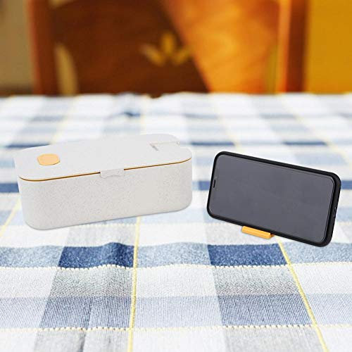 Neel Caja de bento Japonesa Duradera, Caja de Almuerzo práctica de bento, bocadillos para almuerzos(Yellow)